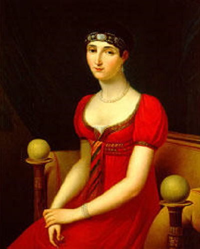 Paolina Bonaparte in un ritratto dell'epoca