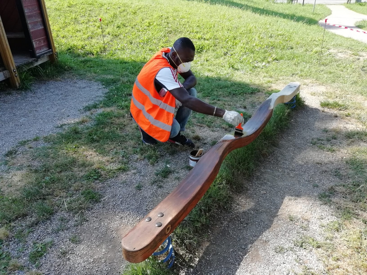 richiedente asilo che lavora