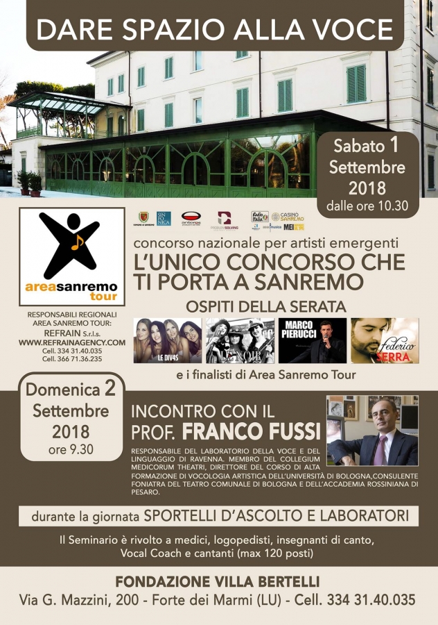 dare spazio alla voce